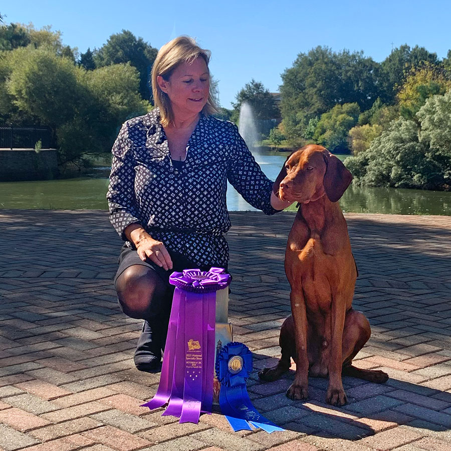 North wins Bred By and Best of Winners, AKC Nationals 2021